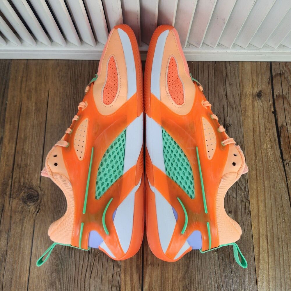 Air Jordan Heir Basketball Sneakers Men's 8 Orange Pulse Ghost Green FQ3858-800 - Picture 6 of 13